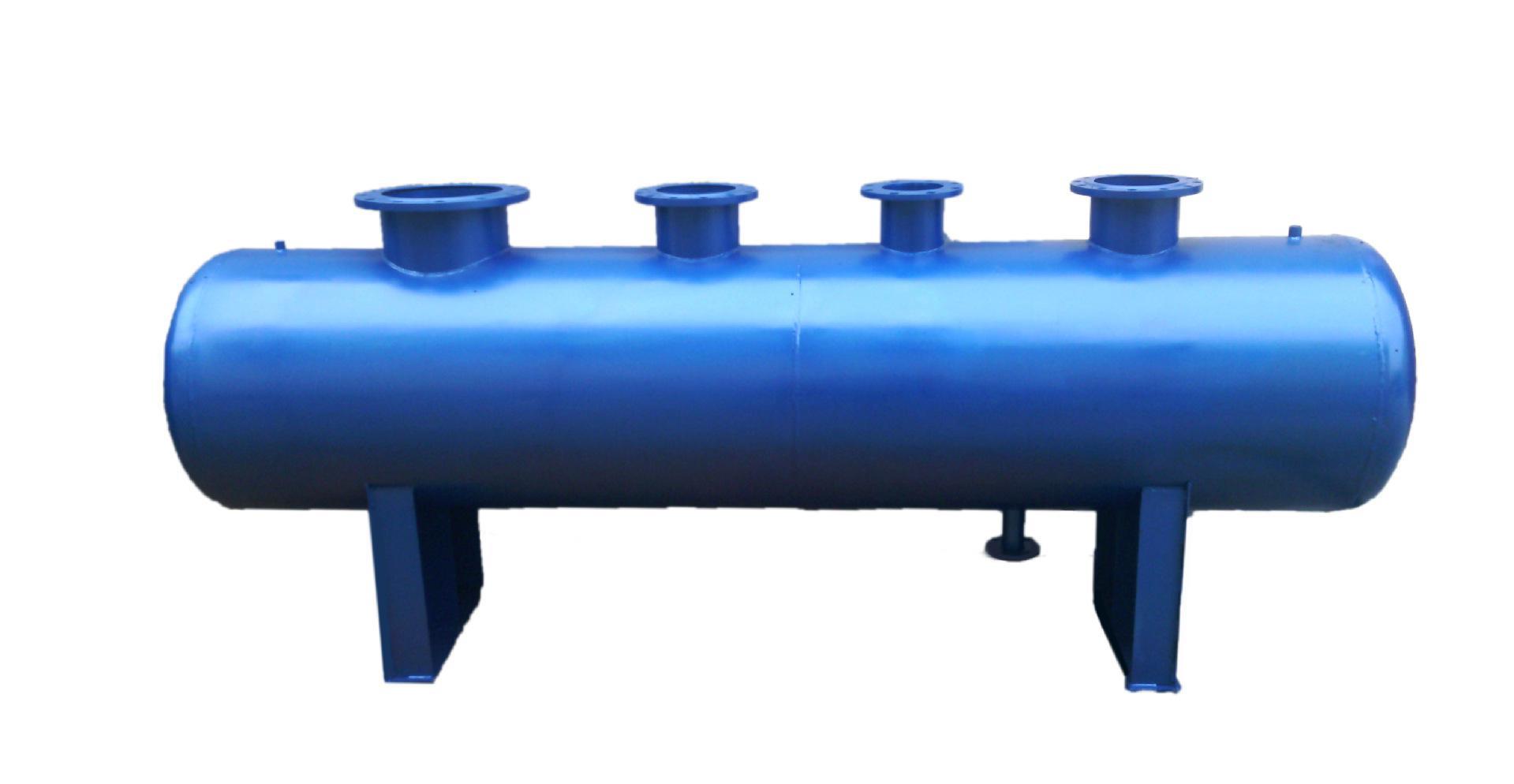 定制供应卧式蒸汽分气缸 锅炉配套核心，规格多样手续齐备的压力容器优选